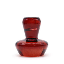 Serenityy Mushroom Flip Dinner Candle And Tealight Holder, Vampire Red, Glass, 191G - thumbnail 3