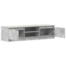 Vidaxl Tv Cabinet Concrete Grey 140X40X35.5 Cm Engineered Wood Tv Cabinets - thumbnail 5