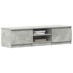 Vidaxl Tv Cabinet Concrete Grey 140X40X35.5 Cm Engineered Wood Tv Cabinets - thumbnail 4