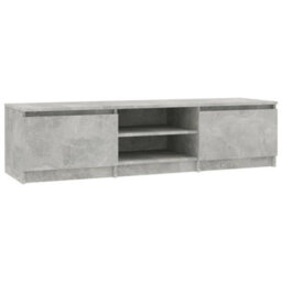 Vidaxl Tv Cabinet Concrete Grey 140X40X35.5 Cm Engineered Wood Tv Cabinets - thumbnail 1