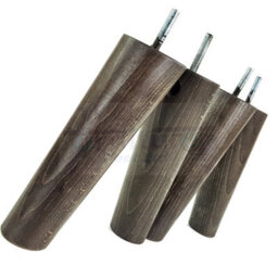 L&F Wood Legs Antique Brown Stain 180mm High Set Of 4 Replacement Angled Furniture Legs Set Of 4 Sofas Chairs Stools M8 - thumbnail 4