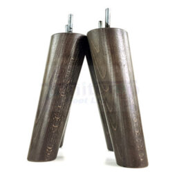 L&F Wood Legs Antique Brown Stain 180mm High Set Of 4 Replacement Angled Furniture Legs Set Of 4 Sofas Chairs Stools M8 - thumbnail 5