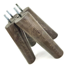 L&F Wood Legs Antique Brown Stain 180mm High Set Of 4 Replacement Angled Furniture Legs Set Of 4 Sofas Chairs Stools M8 - thumbnail 6