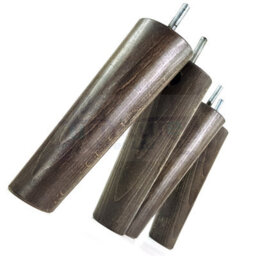 L&F Wood Legs Antique Brown Stain 180mm High Set Of 4 Replacement Angled Furniture Legs Set Of 4 Sofas Chairs Stools M8 - thumbnail 7