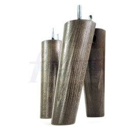 L&F Wood Legs Antique Brown Stain 180mm High Set Of 4 Replacement Angled Furniture Legs Set Of 4 Sofas Chairs Stools M8 - thumbnail 3