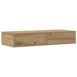 Berkfield Bed Drawers In Artisan Oak - 75X36.5X16.5 Cm - Made From Engineered Wood - thumbnail 8