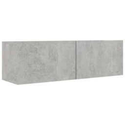 Berkfield 6 Piece Tv Cabinet Set Concrete Grey Engineered Wood - thumbnail 4