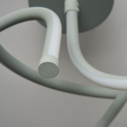 Inlight Veton Swirl Matt Acrylic & Aluminium Light Taupe Led Ceiling Light - thumbnail 9