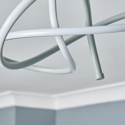 Inlight Veton Swirl Matt Acrylic & Aluminium Light Taupe Led Ceiling Light - thumbnail 6