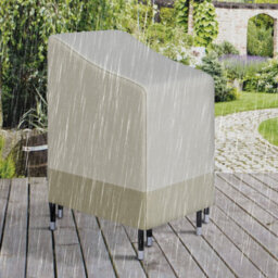 Outsunny Outdoor Furniture Cover Chairs Stacked Protection Deep Wind Rain Dust - thumbnail 7