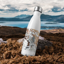 Benjamin Tate Design Bronze Marble Stainless Steel Bottle Designer Style - thumbnail 3