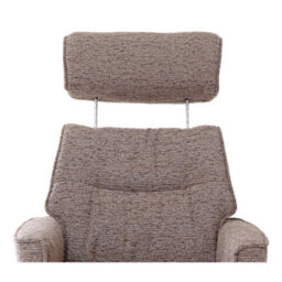 Morris Living The Newton Swivel Recliner Chair & Matching Footstool - Mink Fabric - thumbnail 8
