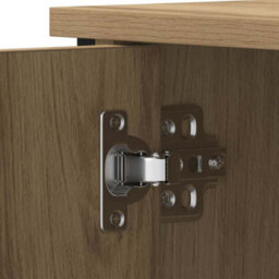 Berkfield Modern Tv Cabinet Artisan Oak 80X40X50 Cm Engineered Wood And Steel - thumbnail 9