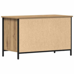 Berkfield Modern Tv Cabinet Artisan Oak 80X40X50 Cm Engineered Wood And Steel - thumbnail 8