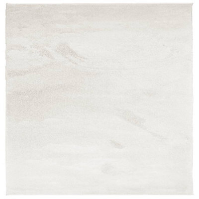 Berkfield Modern Rug Oviedo Short Pile Beige 120X120 Cm