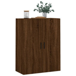 Berkfield Wall Mounted Cabinet Brown Oak 69.5X34X90 Cm - thumbnail 4
