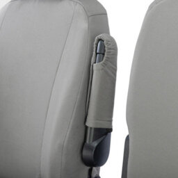 Uk Custom Covers Man Tge 2017+ Grey Front Seat Covers - 3 Seats, Folding Middle Seat - thumbnail 4