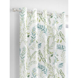 Fusion Fernworthy 100% Cotton Botanical Print Pair Of Eyelet Curtains - thumbnail 3