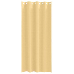Berkfield Curtains With Curtains 2 Pcs Beige 245 X 140 Cm Polyester - thumbnail 3