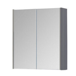 Clifton 600mm 2 Door Bathroom Mirror Cabinet- Basalt Grey- (Choice) - thumbnail 1