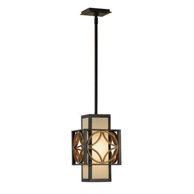Heritage Bronze And Parissiene Gold Ceiling Pendant Light With Led E27 Bulb