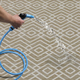Homeart Outdoor Rugs Easy Cleaning Area Rugs For Balcony,garden,picnic,uv Weather Resistant  Beige Cream, 200 X 290 Cm - thumbnail 4