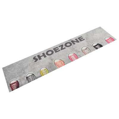 Berkfield Kitchen Rug Washable Shoezone 60X300 Cm Velvet - image 1