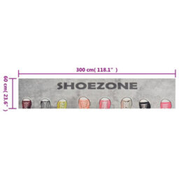 Berkfield Kitchen Rug Washable Shoezone 60X300 Cm Velvet - thumbnail 5
