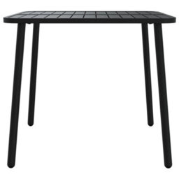 Berkfield 5 Piece Garden Dining Set Anthracite Steel - thumbnail 8