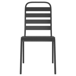 Berkfield 5 Piece Garden Dining Set Anthracite Steel - thumbnail 6
