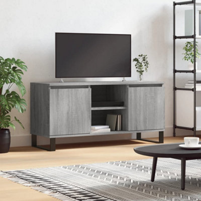 Berkfield Tv Cabinet Grey Sonoma 104X35X50 Cm Engineered Wood - image 1