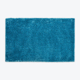 Allure Bath Fashions Velvet Chenille Bobble Bath Mat Non-Slip - Turquoise - thumbnail 1