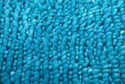 Allure Bath Fashions Velvet Chenille Bobble Bath Mat Non-Slip - Turquoise - thumbnail 2