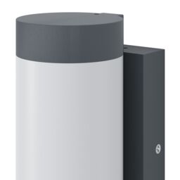 GoodHome Callisto Fixed Matt Dark Grey Mains-Powered Integrated Led Outdoor Contemporary Wall Light 900Lm (Dia)7.6Cm - thumbnail 5