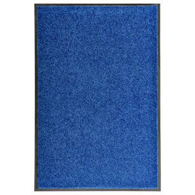 Berkfield Doormat Washable Blue 60X90 Cm - image 1
