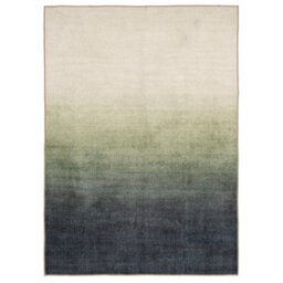 Loomed Green Ombre Modern Transitional Machine Washable Soft Area Rug 200Cm X 290Cm - thumbnail 5