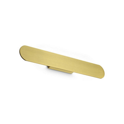 Ideal Lux Luminosa Zig Zag Oval Integrated Led Wall Lamp Brass 2350Lm 3000K - image 1