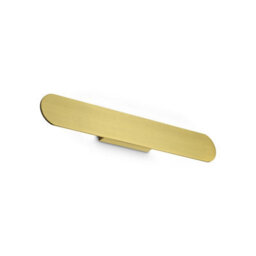 Ideal Lux Luminosa Zig Zag Oval Integrated Led Wall Lamp Brass 2350Lm 3000K - thumbnail 1