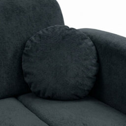Viva Comfy Ii Graphite 2 Seater Sofa Bed With Storage Foam Mattress And Metal Legs 132X103X85Cm - thumbnail 5