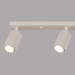 Sollux Lighting Karbon Aluminum Beige 4 Lights Minimalist Ceiling Light - thumbnail 6