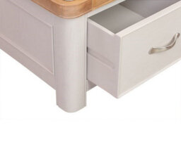 Buttercup Farm Bologna Painted Double Wardrobe With 2 Drawers - L57 X W102 X H191 Cm - Oak - thumbnail 5