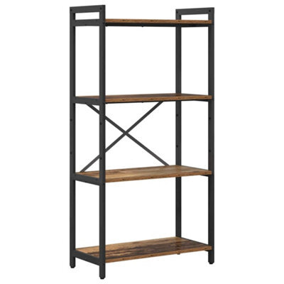 Berkfield Modern Bookcase Old Wood 60 X 30 X 118 Cm Engineered Wood - image 1