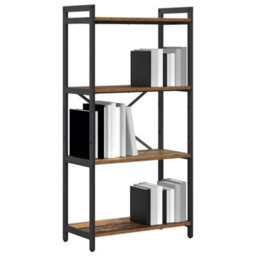 Berkfield Modern Bookcase Old Wood 60 X 30 X 118 Cm Engineered Wood - thumbnail 3