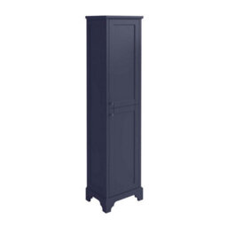 Plum&clay Belmont Charcoal Blue Traditional Floor Standing Bathroom Tall Storage Unit