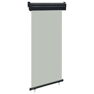 Walplus Balcony Side Awning Garden Sun Shade Canopy Gazebo For Back Door, Porch, Patio 105X250 Cm Grey - image 1