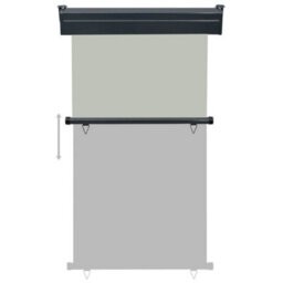 Walplus Balcony Side Awning Garden Sun Shade Canopy Gazebo For Back Door, Porch, Patio 105X250 Cm Grey - thumbnail 5