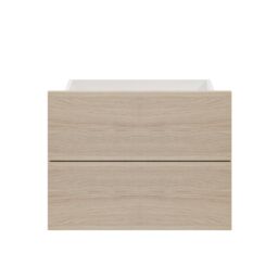 GoodHome Atomia Modular Gloss Oak Effect Slab Medium External Drawer (H)185mm (W)497mm (D)300mm, Set Of 2 - thumbnail 2