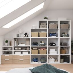 GoodHome Atomia Modular Gloss Oak Effect Slab Medium External Drawer (H)185mm (W)497mm (D)300mm, Set Of 2 - thumbnail 4