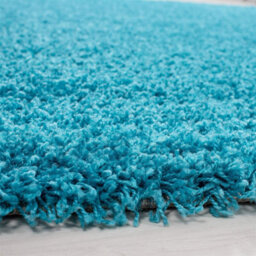 Abaseen 60X110 Cm Teal Blue Comfort Soft Fluffy Shaggy Bedroom Rugs For Living Room Carpet And Décor Home Anti Slip Area Rugs - thumbnail 2