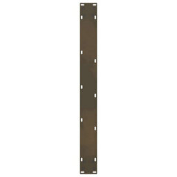 Berkfield Dining Table Legs Natural Steel 2 Pcs 80X(72-73) Cm Steel - thumbnail 7